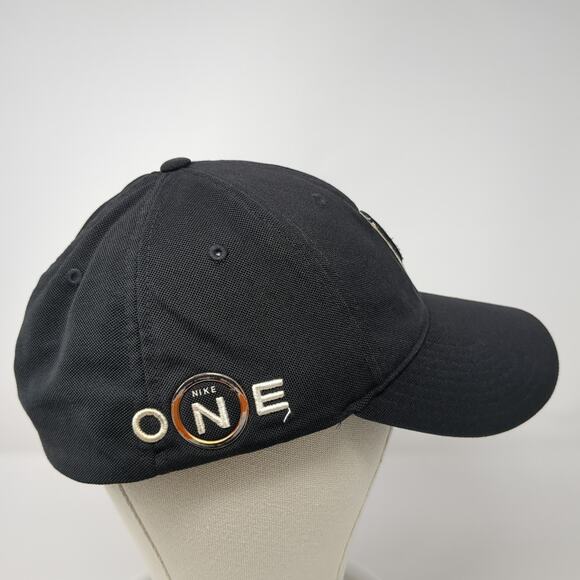 Tiger Woods One Fitted Hat Black One Size Embroidered Swoosh Nike - Picture 5 of 9